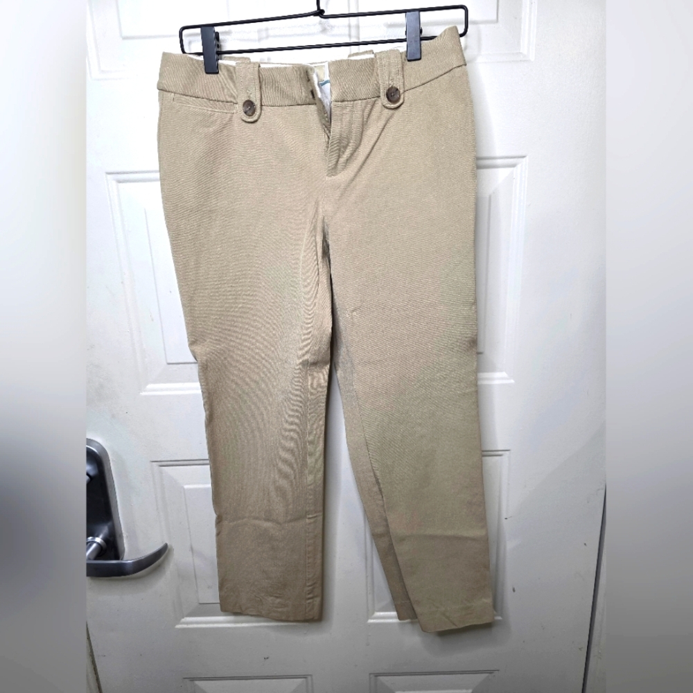 Banana Republic Martin Fit Tan Pants‎ Size 4